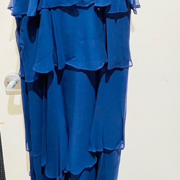 NWT Parker Black high low size 6 Cobalt / Navy dress - Picture 5 of 12